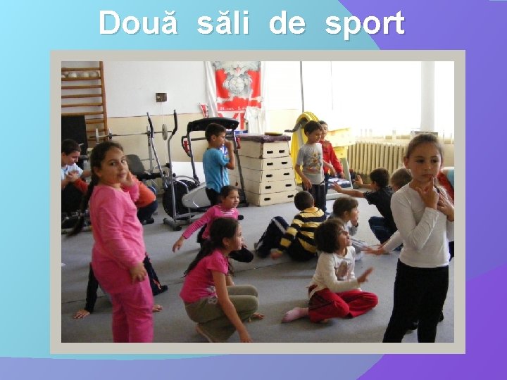Două săli de sport 