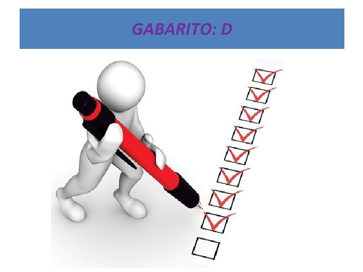 GABARITO: D 
