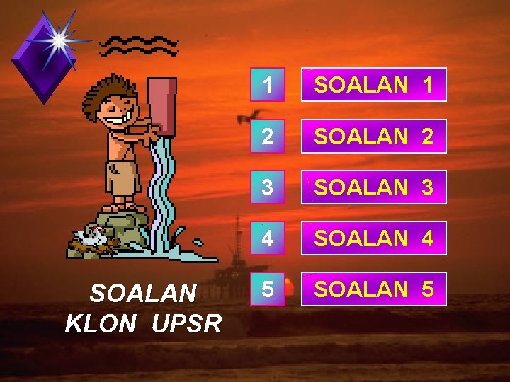 SOALAN KLON UPSR 1 SOALAN 1 2 SOALAN 2 3 SOALAN 3 4 SOALAN