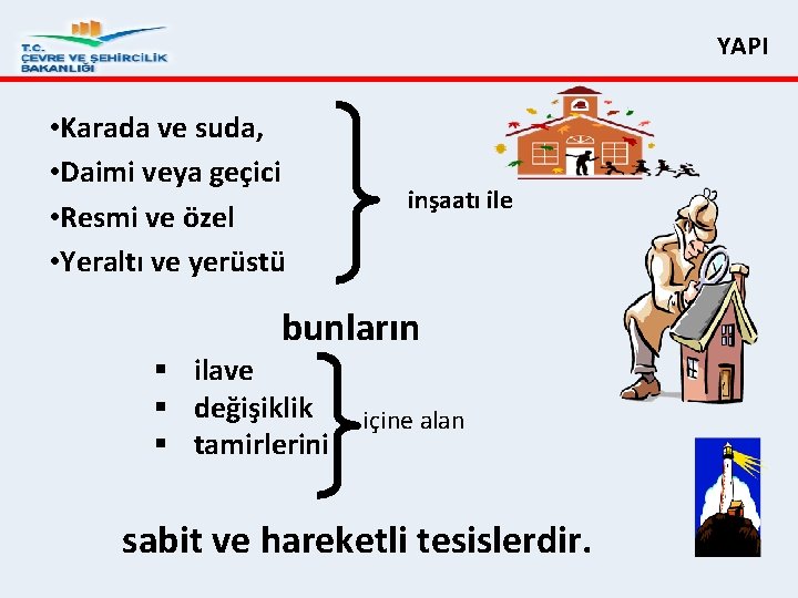  • Karada ve suda, • Daimi veya geçici • Resmi ve özel •