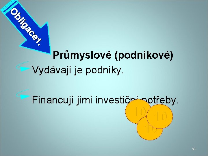 . e 1 ac ig bl O Průmyslové (podnikové) Vydávají je podniky. Financují jimi