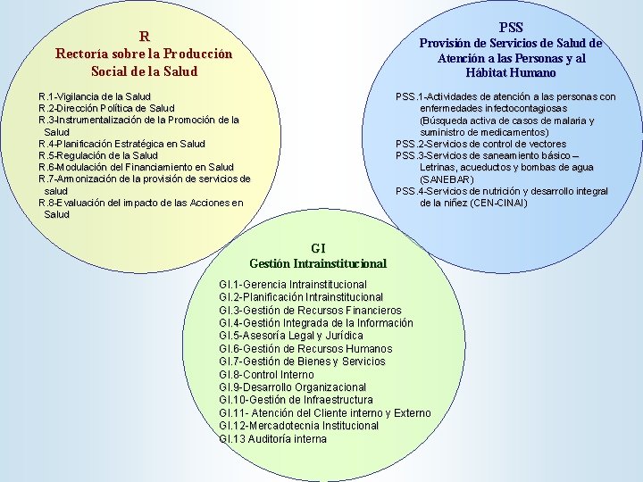 PSS R Rectoría sobre la Producción Social de la Salud Provisión de Servicios de