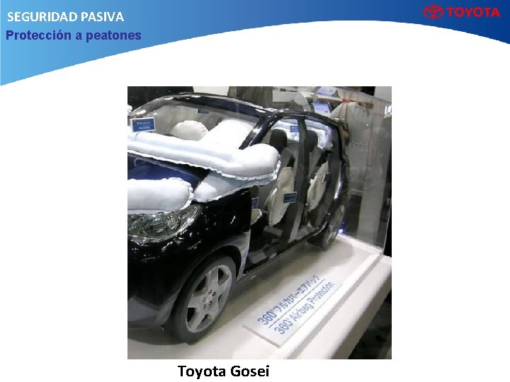 SEGURIDAD PASIVA Protección a peatones Toyota Gosei 