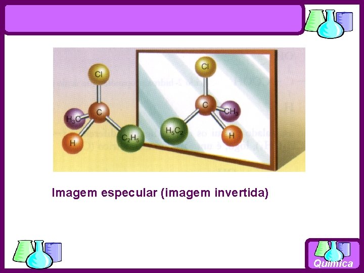 Imagem especular (imagem invertida) Química 