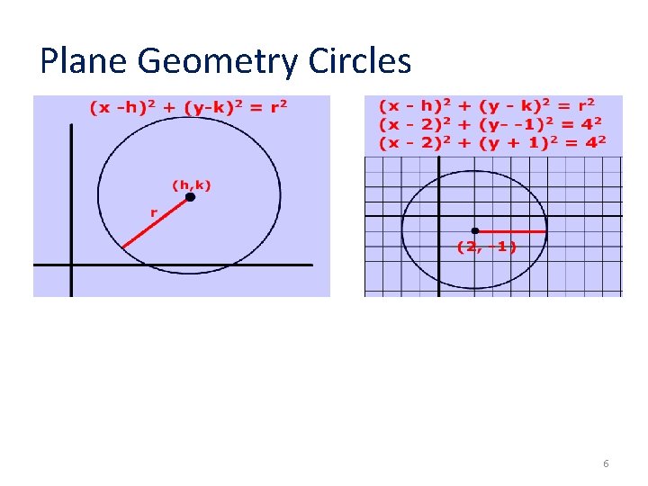 Plane Geometry Circles 6 