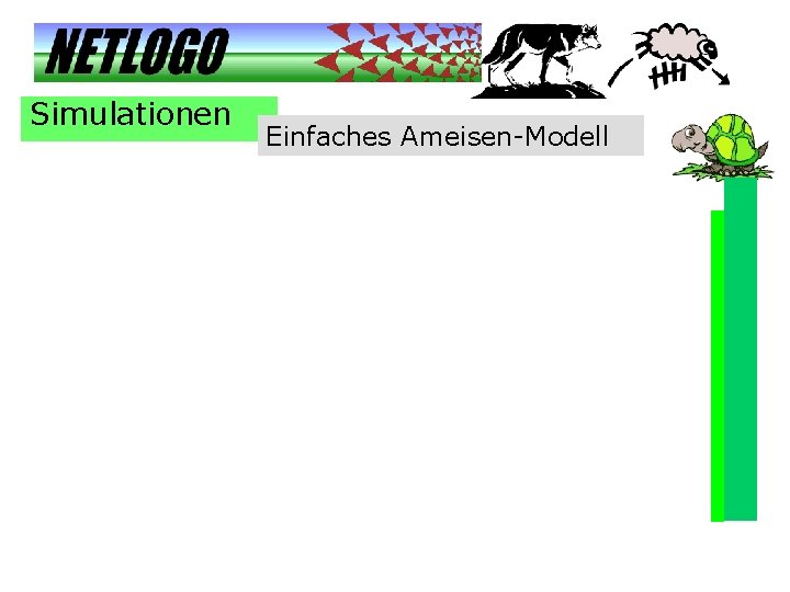 Simulationen Einfaches Ameisen-Modell 