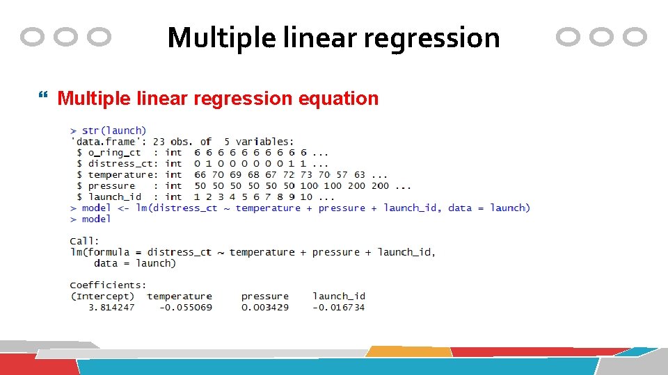 Multiple linear regression equation 