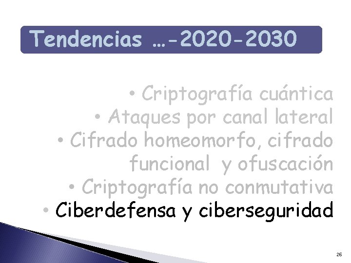 Nuevas Tendencias en Criptografa Dr Pedro Hecht Postgrado
