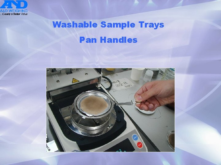 Washable Sample Trays Pan Handles 