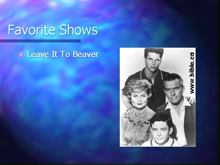 Favorite Shows n Leave It To Beaver 