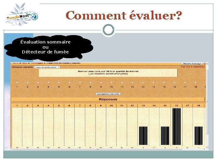 Comment évaluer? Évaluation sommaire ou Détecteur de fumée 