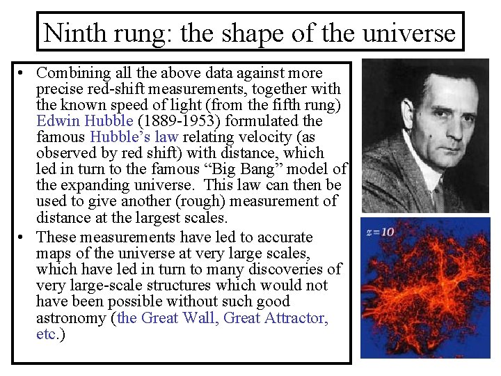 Ninth rung: the shape of the universe • Combining all the above data against