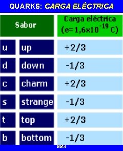 QUARKS: CARGA ELÉCTRICA NM 4 