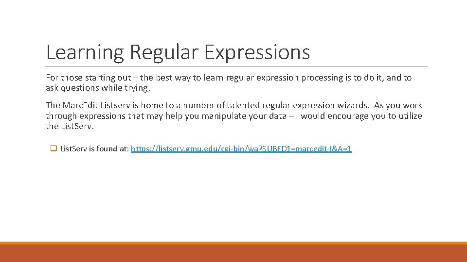 Learning Regular Expressions For those starting out – the best way to learn regular