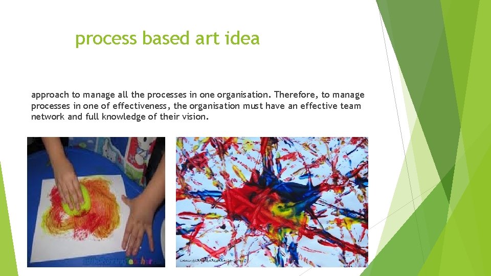 process based art idea approach to manage all the processes in one organisation. Therefore,