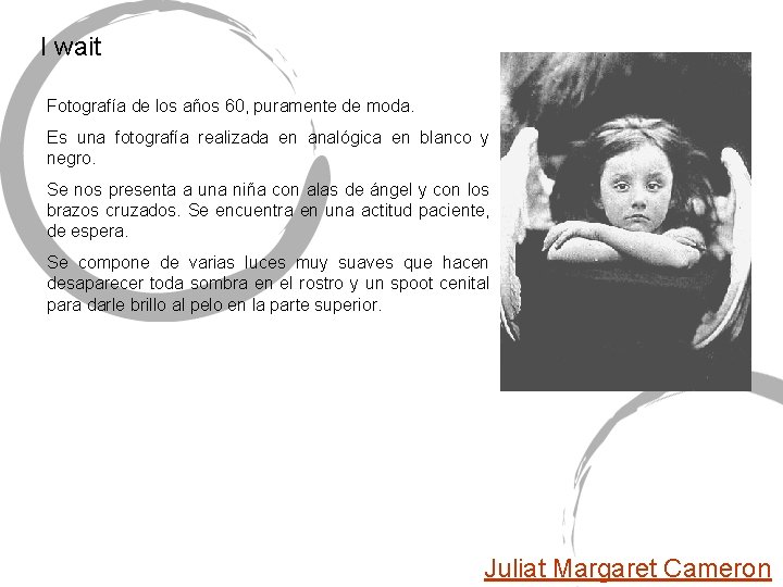 I wait Fotografía de los años 60, puramente de moda. Es una fotografía realizada I wait Fotografía de los años 60, puramente de moda. Es una fotografía realizada