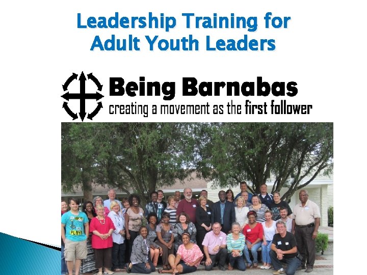 Leadership Training for Adult Youth Leaders 