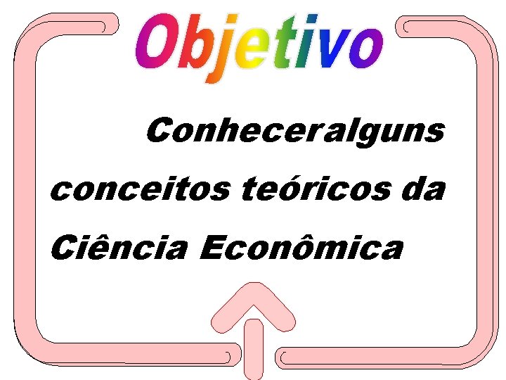 Conhecer alguns conceitos teóricos da Ciência Econômica 