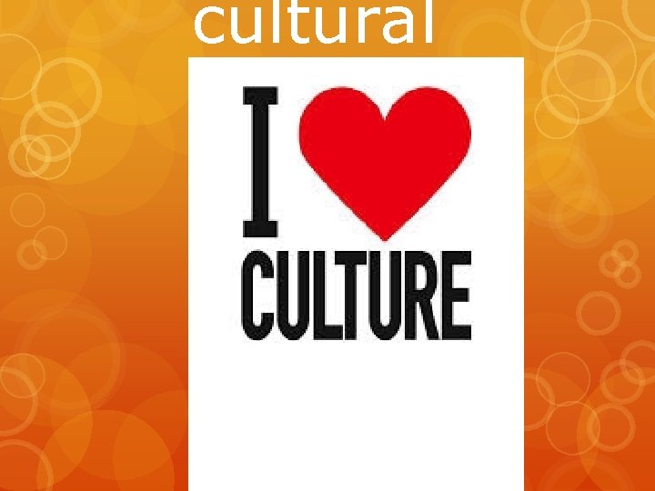 cultural 