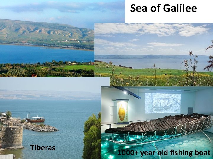 Sea of Galilee Tiberas 1000+ year old fishing boat 