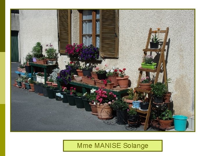 Mme MANISE Solange 