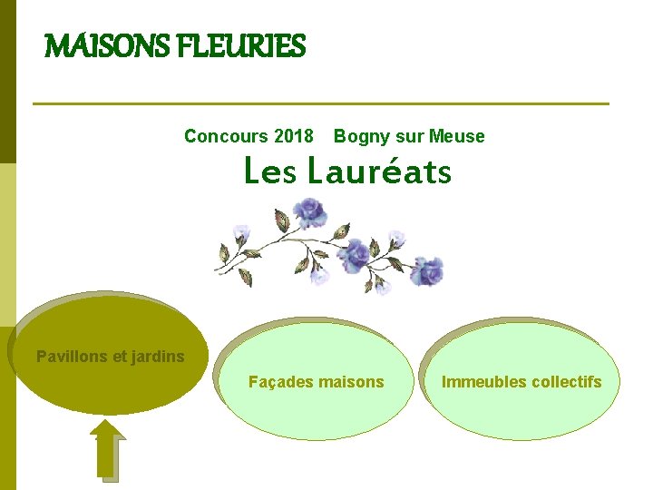 MAISONS FLEURIES Concours 2018 Bogny sur Meuse Les Lauréats Pavillons et jardins Façades maisons