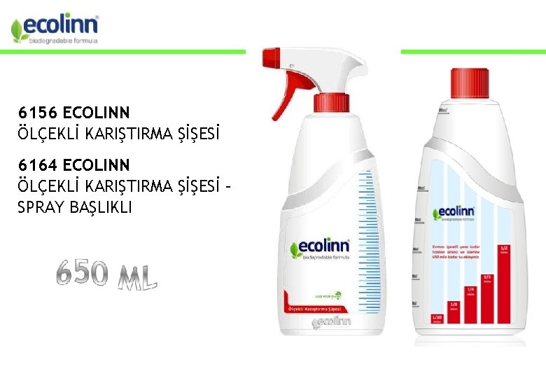 6156 ECOLINN ÖLÇEKLİ KARIŞTIRMA ŞİŞESİ 6164 ECOLINN ÖLÇEKLİ KARIŞTIRMA ŞİŞESİ – SPRAY BAŞLIKLI 
