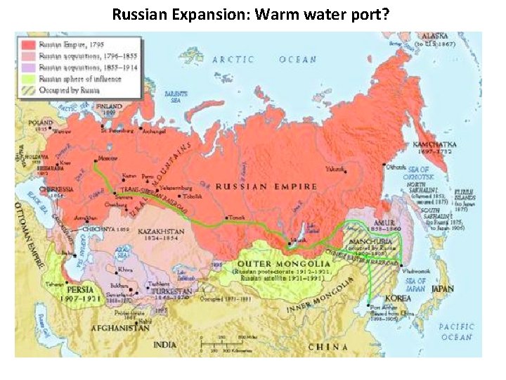 Russian Expansion: Warm water port? 