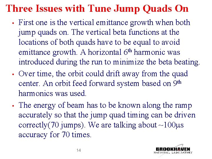 Three Issues with Tune Jump Quads On • • • First one is the