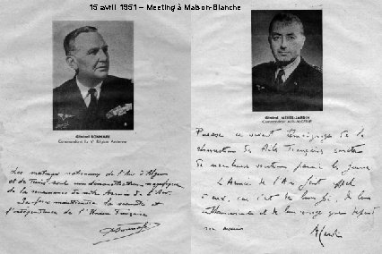 15 avril 1951 – Meeting à Maison-Blanche 