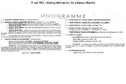 17 mai 1953 – Meeting National de l ’Air à Maison-Blanche 