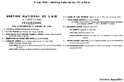 9 mai 1954 – Meeting National de l’Air à Bône Dernière diapositive 