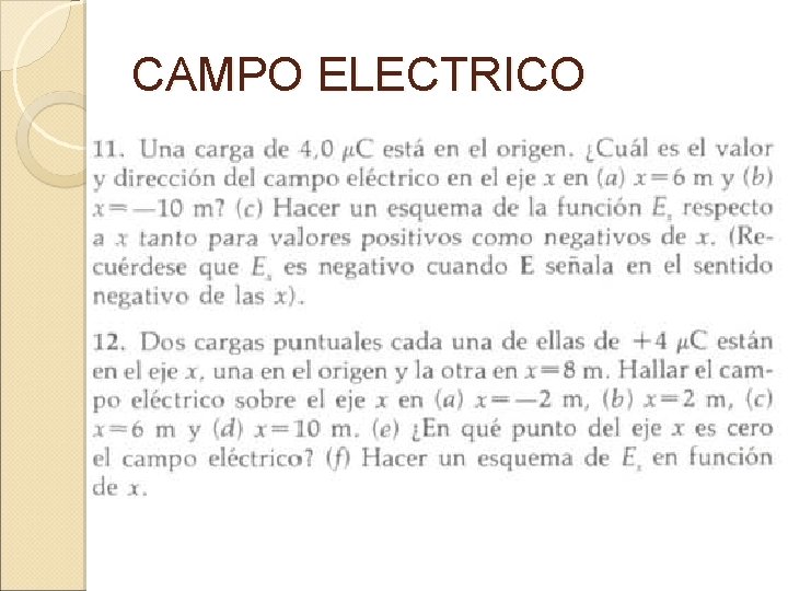 CAMPO ELECTRICO 