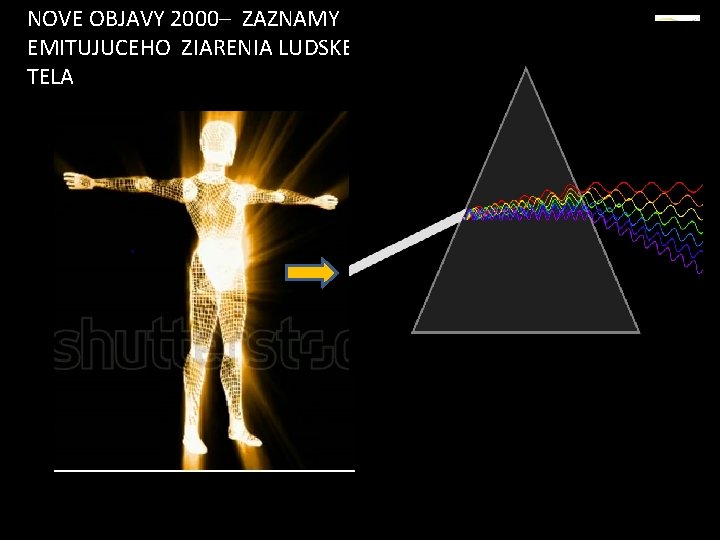 NOVE OBJAVY 2000– ZAZNAMY EMITUJUCEHO ZIARENIA LUDSKEHO TELA INTERAKCIA S PROSTREDIM 