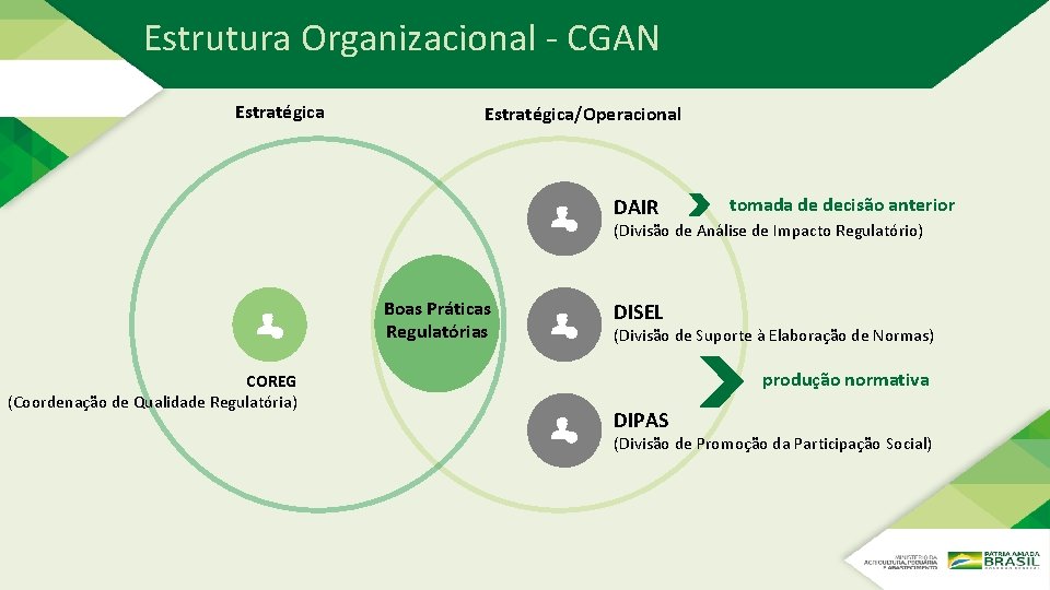 Estrutura Organizacional - CGAN Estratégica/Operacional DAIR tomada de decisão anterior (Divisão de Análise de Estrutura Organizacional - CGAN Estratégica/Operacional DAIR tomada de decisão anterior (Divisão de Análise de