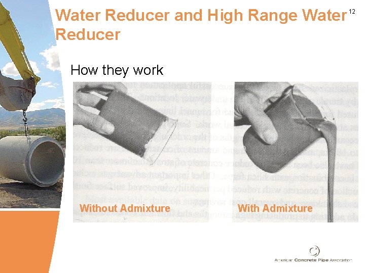 Water Reducer and High Range Water Reducer How they work Without Admixture With Admixture Water Reducer and High Range Water Reducer How they work Without Admixture With Admixture