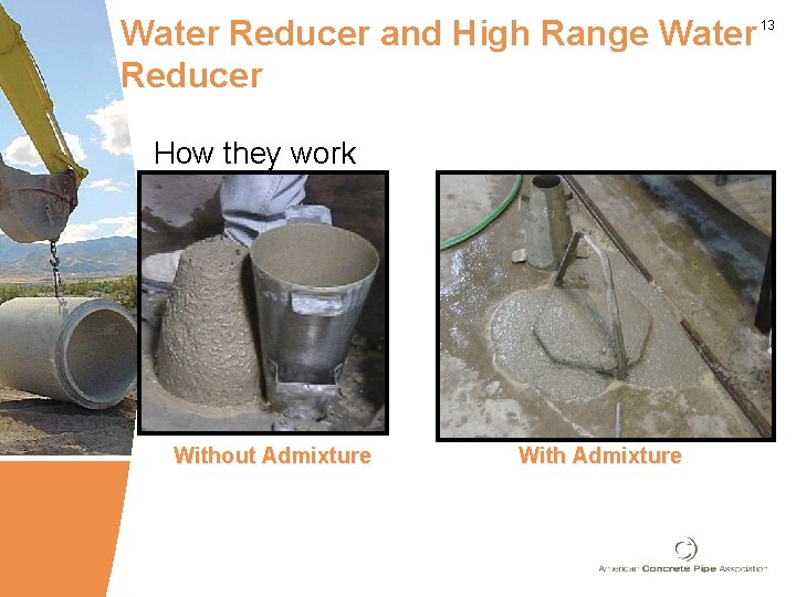 Water Reducer and High Range Water Reducer How they work Without Admixture With Admixture Water Reducer and High Range Water Reducer How they work Without Admixture With Admixture