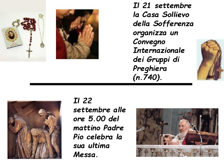 Il 21 settembre la Casa Sollievo della Sofferenza organizza un Convegno Internazionale dei Gruppi