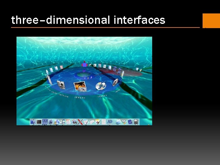 three–dimensional interfaces 