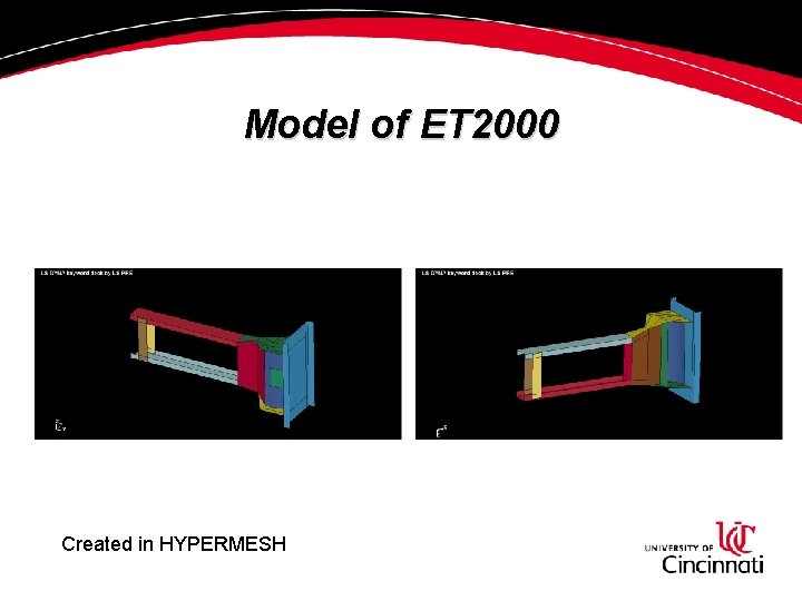 Model of ET 2000 Created in HYPERMESH 