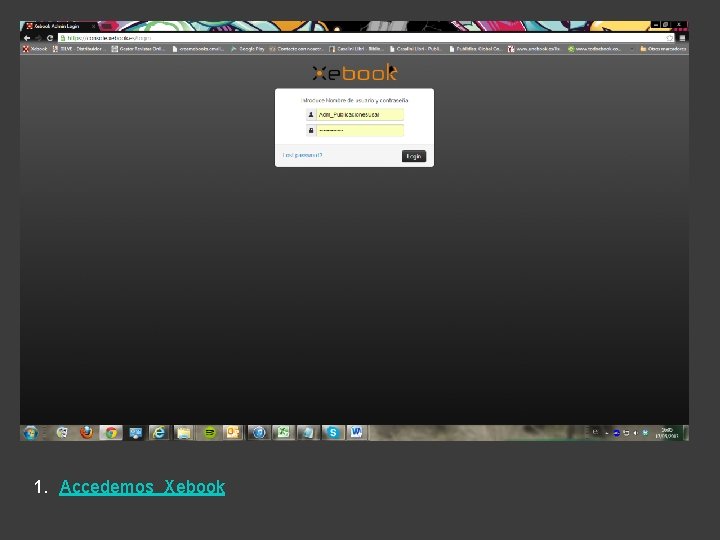 1. Accedemos Xebook 