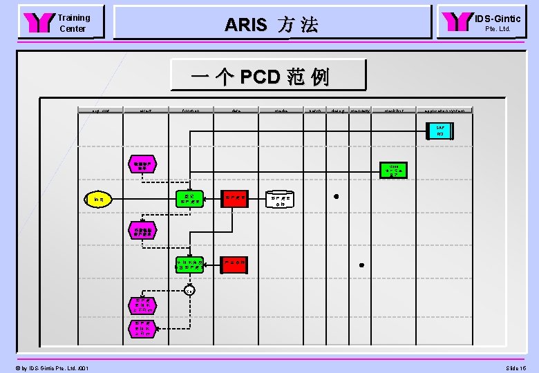 Training Center IDS-Gintic ARIS 方 法 Pte. Ltd. 一 个 PCD 范 例 org.