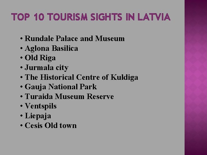 TOP 10 TOURISM SIGHTS IN LATVIA • Rundale Palace and Museum • Aglona Basilica