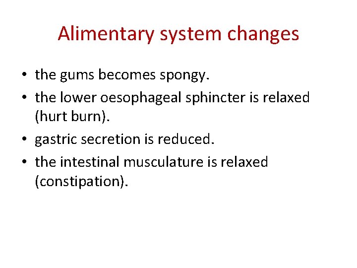 Physiological changes in pregnancy Dr Areefa Al Bahri