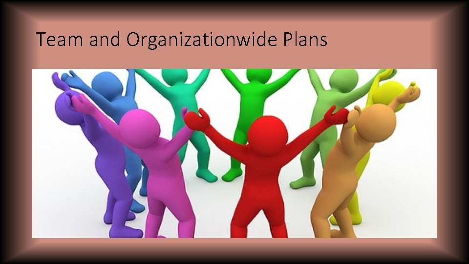 Team and Organizationwide Plans 