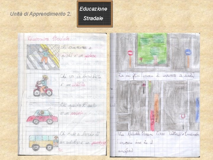 Unità di Apprendimento 2: Educazione Stradale Come sono f atte le cose Unità di Apprendimento 2: Educazione Stradale Come sono f atte le cose