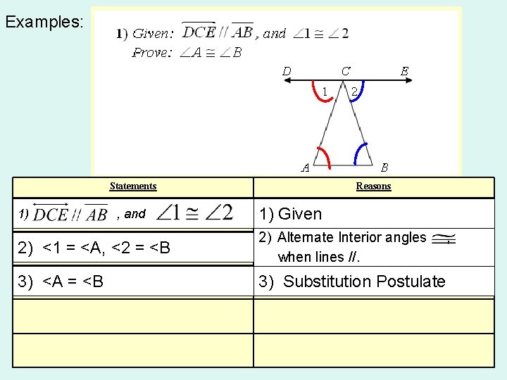 Proofs Involving Parallel Lines Part 1 Given Parallel