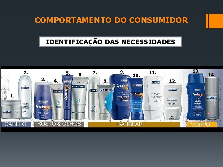 COMPORTAMENTO DO CONSUMIDOR IDENTIFICAÇÃO DAS NECESSIDADES 