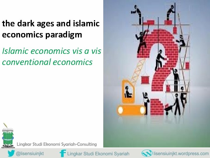 the dark ages and islamic economics paradigm Islamic economics vis a vis conventional economics