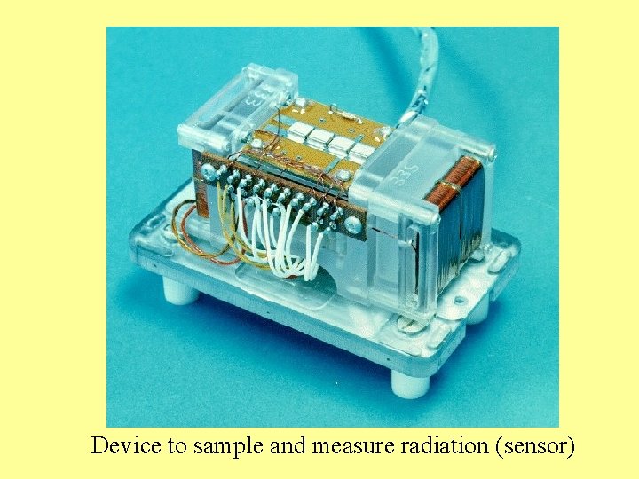 Device to sample and measure radiation (sensor) 
